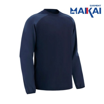 Men's Performance Long-Sleeve Round-Neck Sport Shirt
