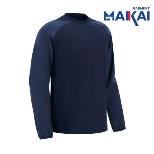 Men's Performance Long-Sleeve Round-Neck Sport Shirt