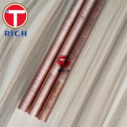 Heat Exchanger Seamless Copper Low Fin Tube B75