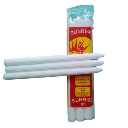 Larger church candles 450g polybag fluted South Africa