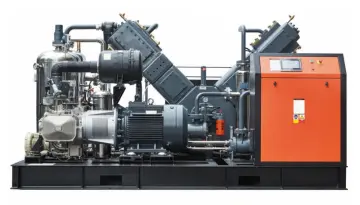 Oil free piston air compressor