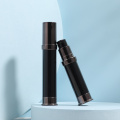 Small Black Airless Vacuum Pump Bottle for Cosmetics