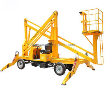Hydraulic Telescopic Arm Articulated Boom Lift for Cherry Picker (8-16m, 200kg)