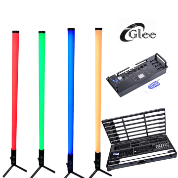 Outdoor Waterproof RGB LED Video Pixel Mapping Tube Light with Wireless DMX Control and Battery Power - IP65
