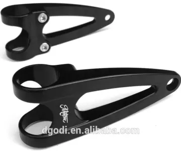 cnc milling parts of black anodized aluminum mount bracket for motorcycle