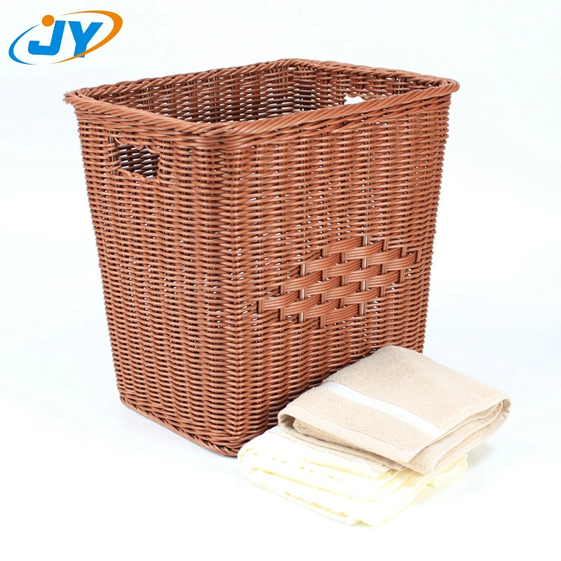 PP Rattan laundry basket for towel China Manufacturer
