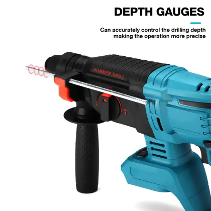 Cordless Electric Portable Custom Power Hammer Drills