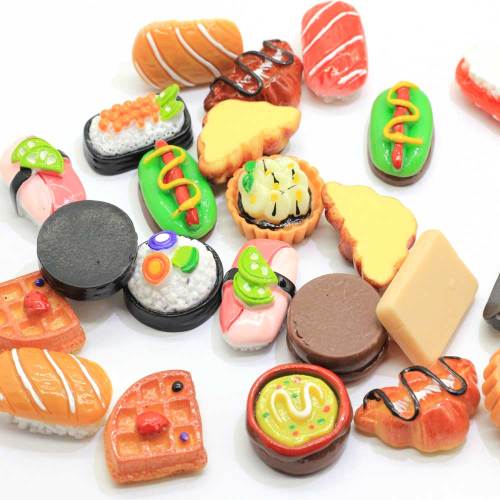 Funny Food Cute Rice Balls Bread Sushi Salmon Resin For Woman Girl Dangle Drop Earrings Asymmetric Earrings Unique Jewelry Gift