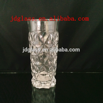 new design diamond design glass vase