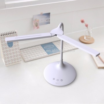 Gooseneck 6W table lamp modern, 3-Level Dimmer, Touch-Sensitive Controller, Portable Lightweight Table Reading Bedroom lamp