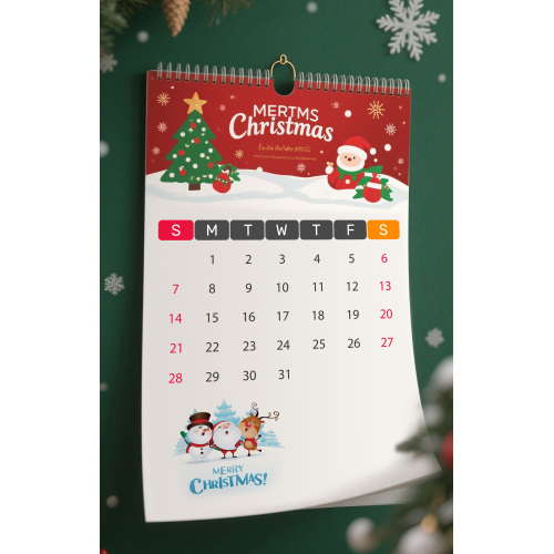 Festive Christmas Calendar Gift for Holiday Joy