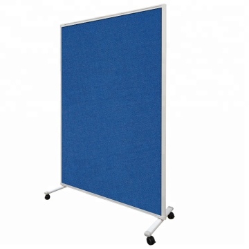 Room Divider Partition Fabric Notice Pin Board With Stand For Apartment
