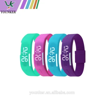 WATCH BAND DIGITAL SILICON LED WATCH