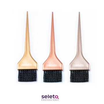 Custom Logo Plastic Hair Dye Tint Brush for Barber Professional Salon Tools