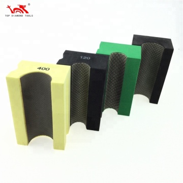 Quanzhou Top Glass Polishing Diamond Foam Back Hand Pads