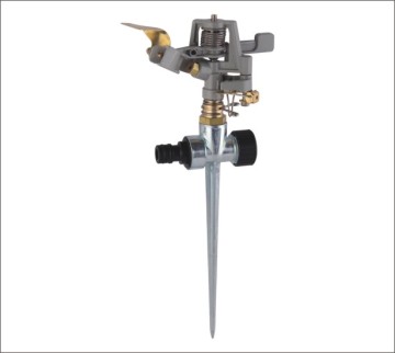 Metal Impulse Sprinkler with Spike