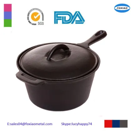 cast iron enamel mini pot/mini cast iron casserole 