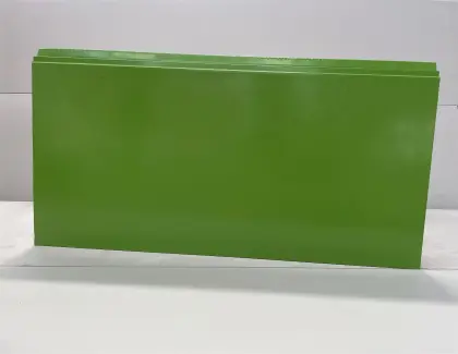Green Flat Insulation Board Metal Exterior Wall Panel Polyurethane Core Panels