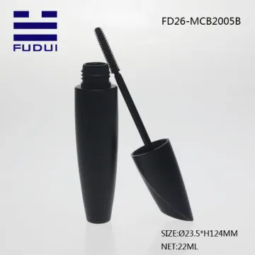 Mascara Black Tube Packaging with Wand Brush