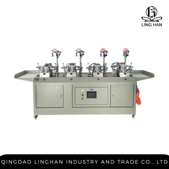 PLC Controlled Automatic Four-Head Hat Ironing Machine