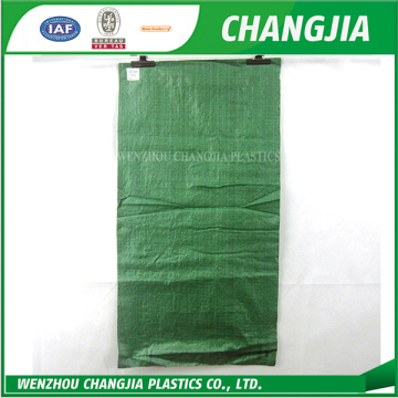 Plastic trash bag of green PP material forconstruction trash