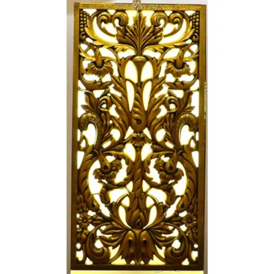 Antique Gold Hollow Wall Panels for Porch Decoration in UK, Canada, and China