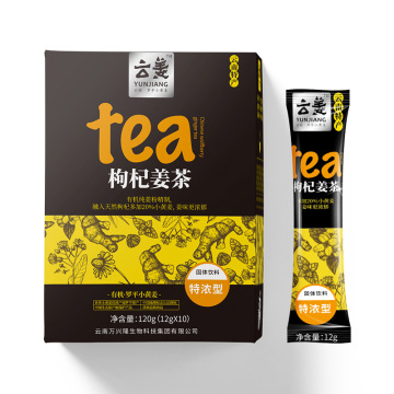 Té de jengibre extra fuerte de Wolfberry