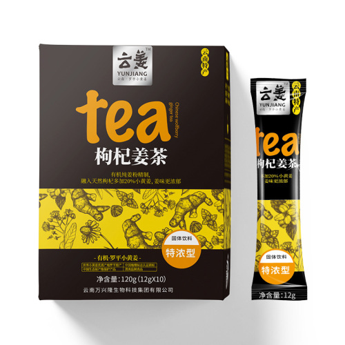 Té de jengibre extra fuerte de Wolfberry