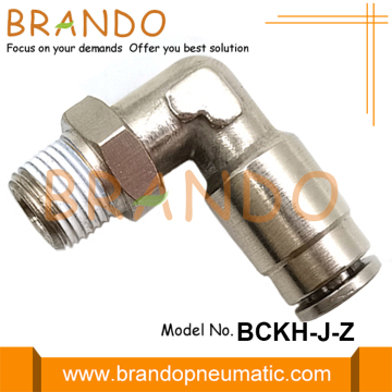 Push siku lelaki dalam tiub Pneumatic Hose Fitting
