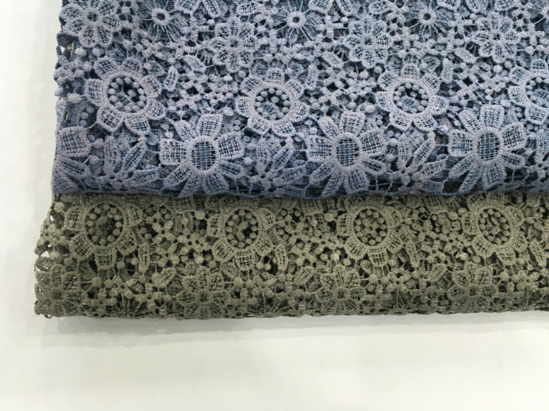 Mat Poly Guipure Embroidery Fabric