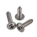 Stainless steel Cross Recessed Pan Head Tapping Screws With Collar DIN968