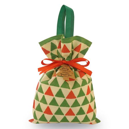 Πράσινο τρίγωνο Χριστουγεννιάτικες τσάντες Μη υφασμένες σακούλες συσκευασίας