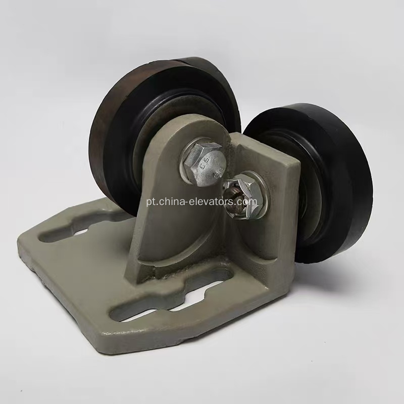 Sapata guia de rolo 60730002940 RTK100 para elevadores ThyssenKrupp
