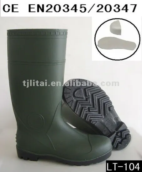 PVC Puncture Resistance CE EN 20345 S5 safety boot