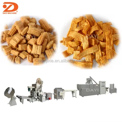 Automatic Discharge Frying Machine for Twist Fried Puffed Snacks and Corn