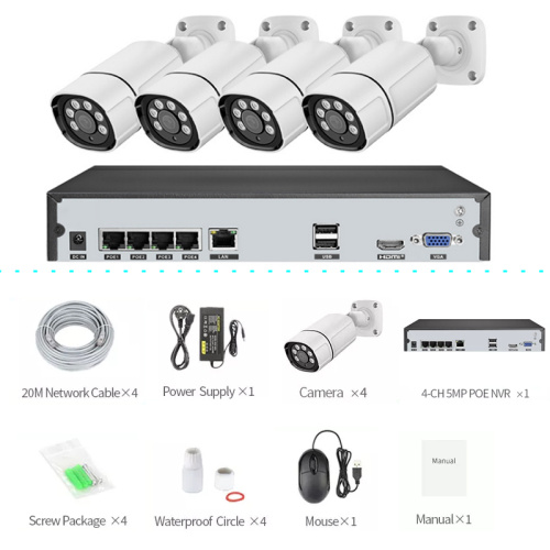 Nuovi kit per fotocamere Poe da 5 MP 8CH