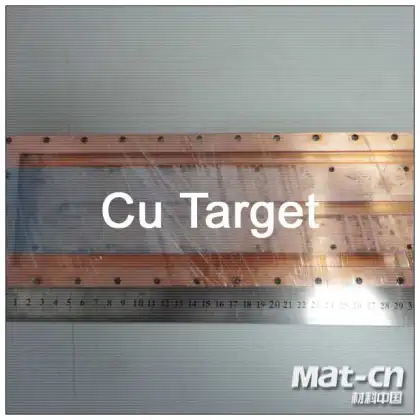 hi-density copper sputtering round target