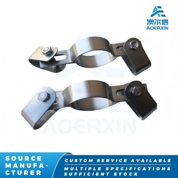 Stainless Steel Adjustable Stamped Pipe Clamps