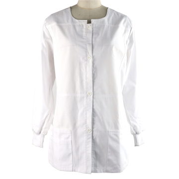 Customizable Doctor Lab Coat with Long Sleeves and Elastic Cuffs for Jonathan Uniform