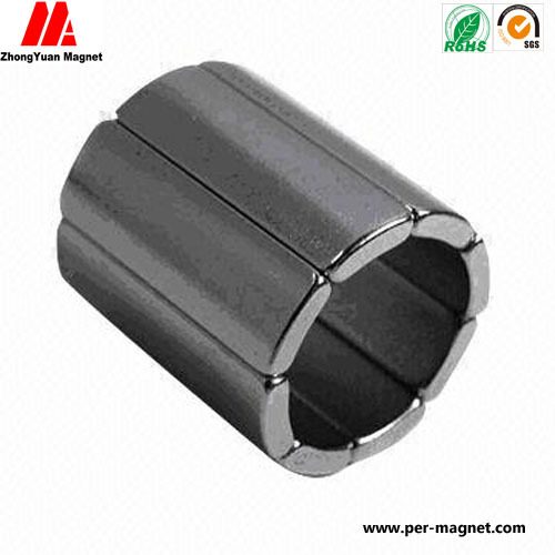 N52 Sintered NdFeB Arc Magnet, Magnet Arc for DC Motor