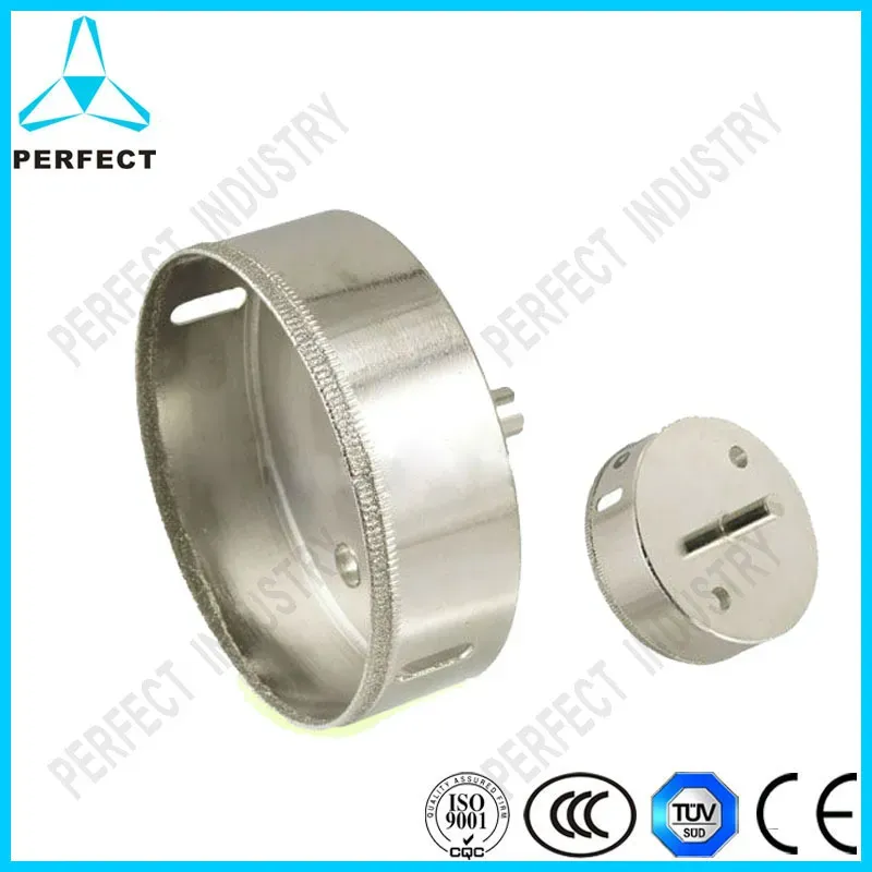 Electroplate Diamond Hole Saw for Drilling Glass