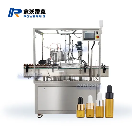 Automatic Liquid Essential Oil Filling and Capping Machine for Glass Bottles
