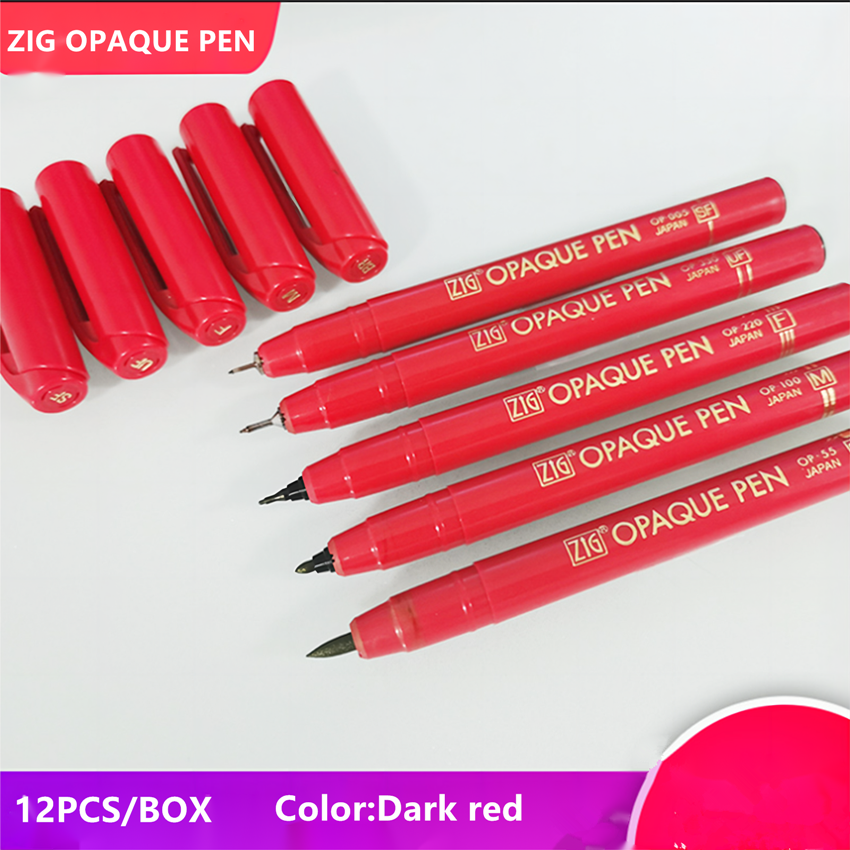 Japan Kuretake Zig Opaque Pen Red, High Quality Japan Kuretake Zig Opaque Pen Red on