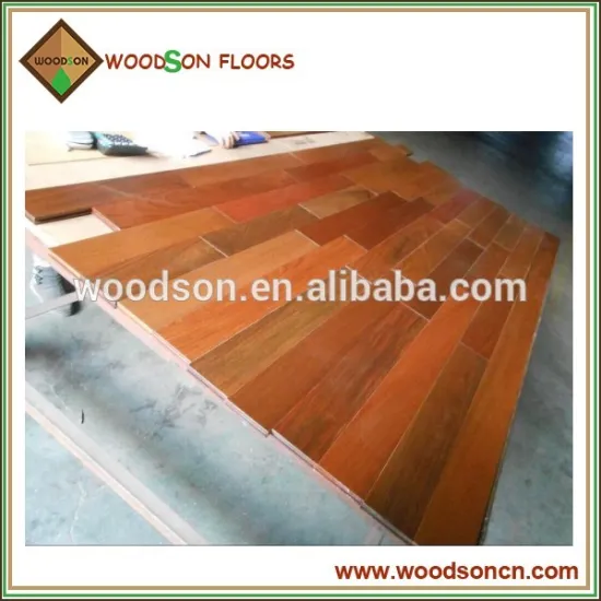 Eco-friendly factory price natural Ipe solid wood flooring