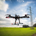 Industrial Overhead Power Line Stringing Drone