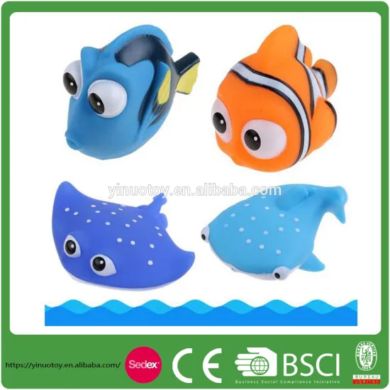 Baby Bath Toys Nemo Squirt Kids Float Water Tub Rubber Bathroom Play Animals