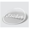 Clear Waterproof Round Sticker