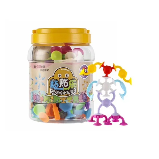 Decompression & Fun: Suction Cup Gyro Toys, Fidget Spinners, and Silicone Darts for Children and Adults