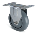 Grey european casters in industrial industry