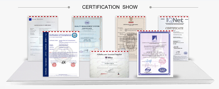 steel roll forming machines certificates